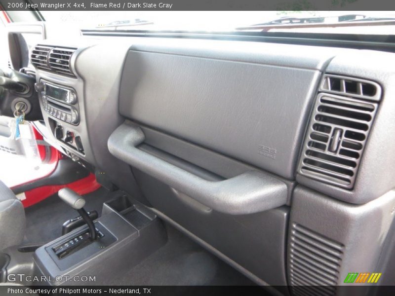 Flame Red / Dark Slate Gray 2006 Jeep Wrangler X 4x4