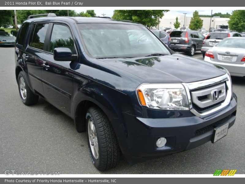 Bali Blue Pearl / Gray 2011 Honda Pilot EX