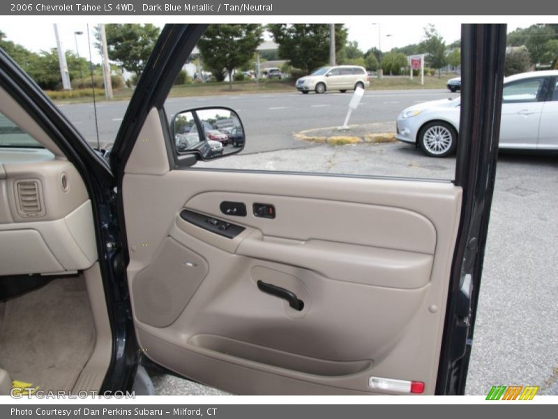 Dark Blue Metallic / Tan/Neutral 2006 Chevrolet Tahoe LS 4WD