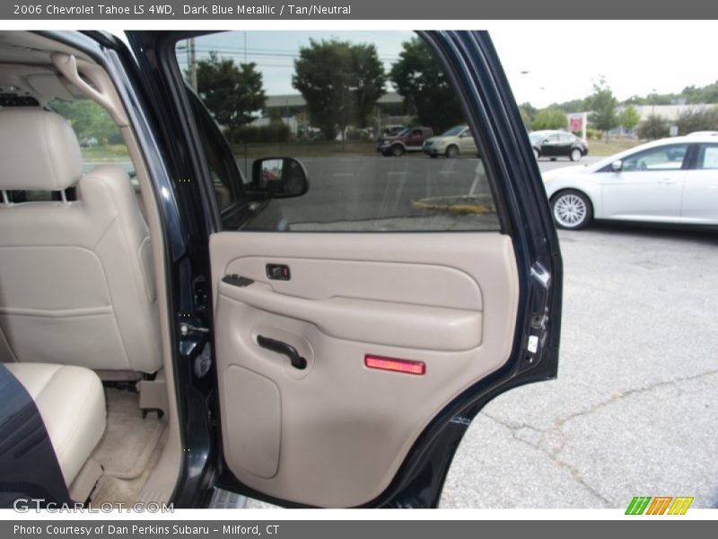 Dark Blue Metallic / Tan/Neutral 2006 Chevrolet Tahoe LS 4WD