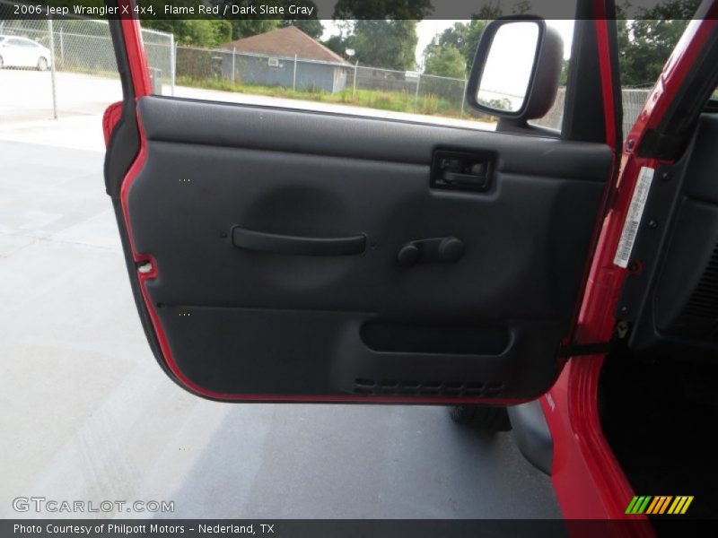 Flame Red / Dark Slate Gray 2006 Jeep Wrangler X 4x4