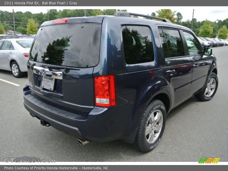 Bali Blue Pearl / Gray 2011 Honda Pilot EX