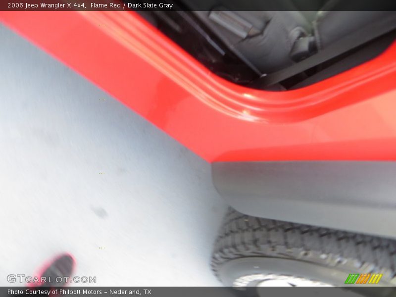Flame Red / Dark Slate Gray 2006 Jeep Wrangler X 4x4