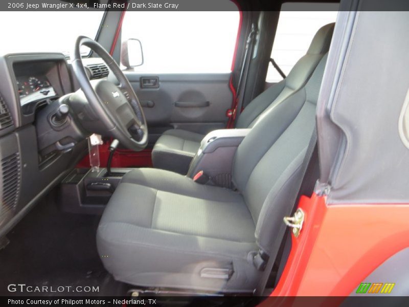 Flame Red / Dark Slate Gray 2006 Jeep Wrangler X 4x4