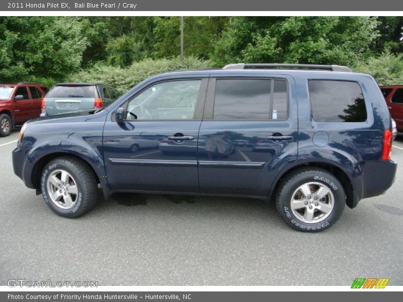 Bali Blue Pearl / Gray 2011 Honda Pilot EX