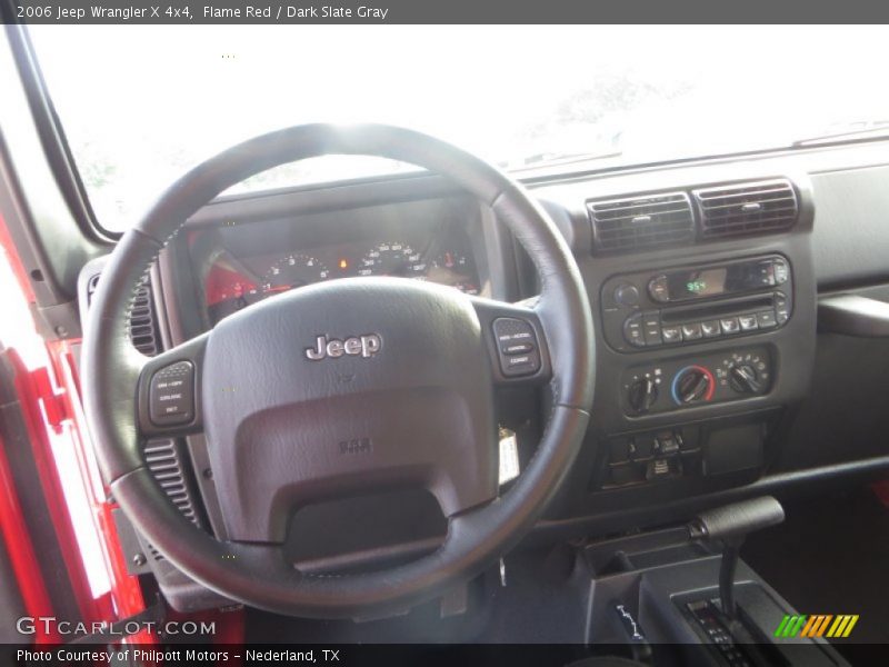 Flame Red / Dark Slate Gray 2006 Jeep Wrangler X 4x4