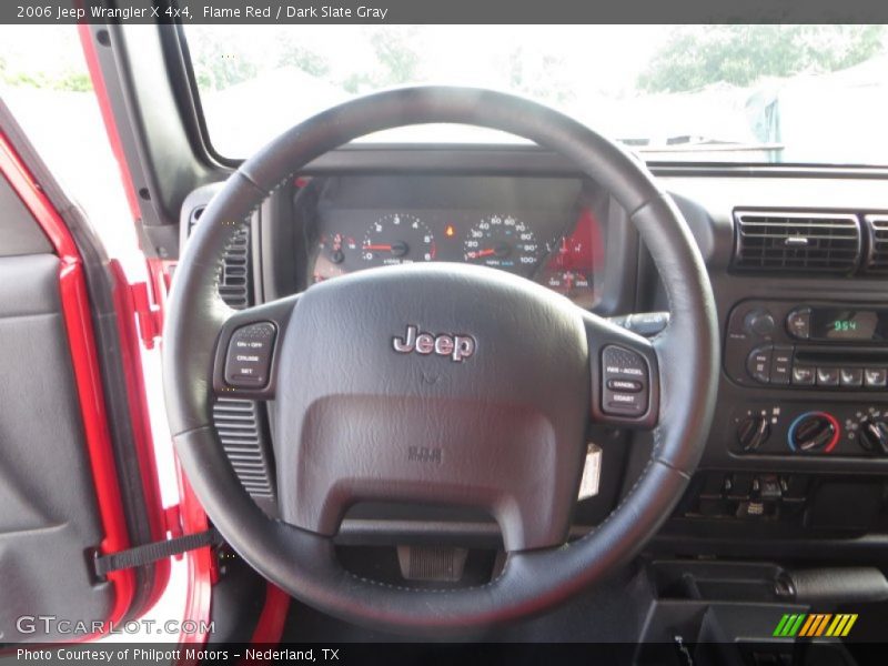 Flame Red / Dark Slate Gray 2006 Jeep Wrangler X 4x4