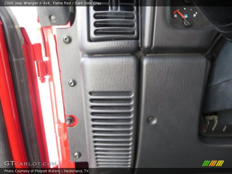 Flame Red / Dark Slate Gray 2006 Jeep Wrangler X 4x4
