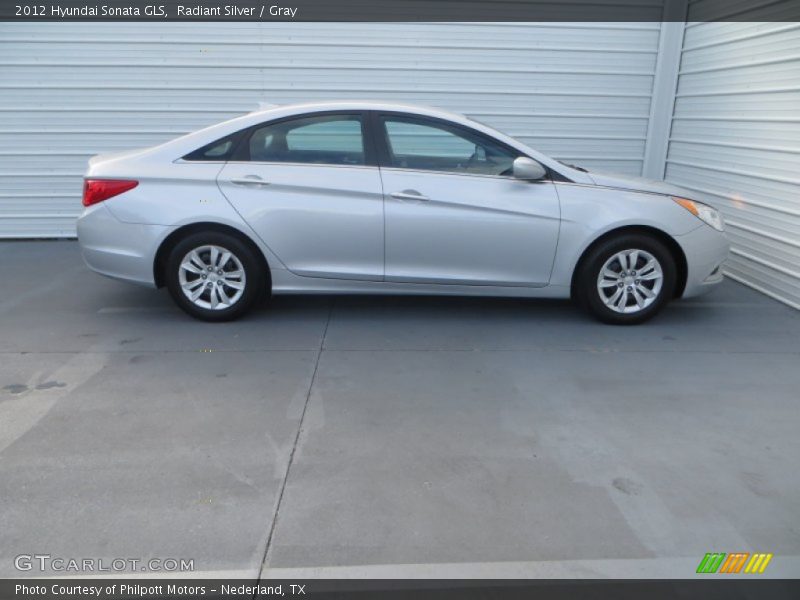Radiant Silver / Gray 2012 Hyundai Sonata GLS