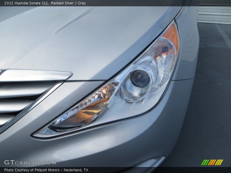 Radiant Silver / Gray 2012 Hyundai Sonata GLS