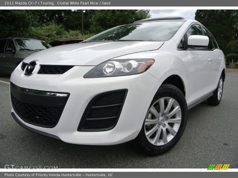 Crystal White Pearl Mica / Sand 2011 Mazda CX-7 i Touring