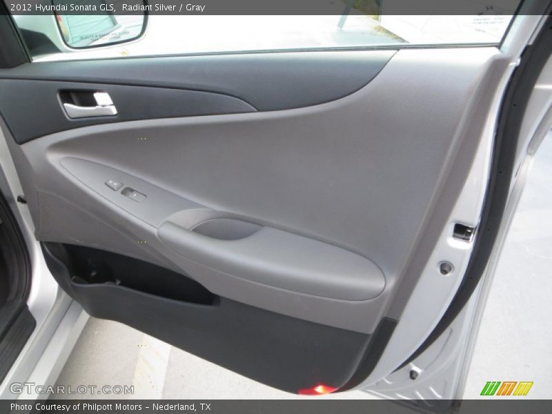 Radiant Silver / Gray 2012 Hyundai Sonata GLS