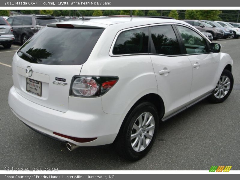 Crystal White Pearl Mica / Sand 2011 Mazda CX-7 i Touring