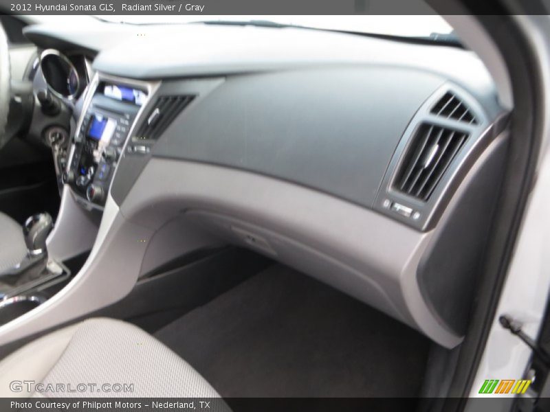 Radiant Silver / Gray 2012 Hyundai Sonata GLS