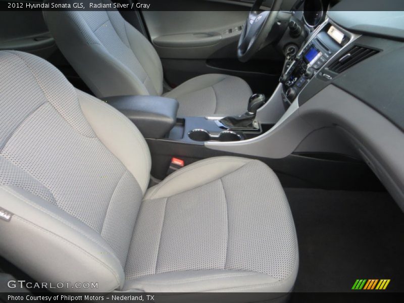 Radiant Silver / Gray 2012 Hyundai Sonata GLS