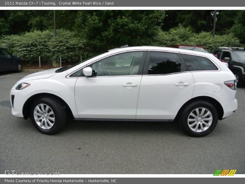 Crystal White Pearl Mica / Sand 2011 Mazda CX-7 i Touring