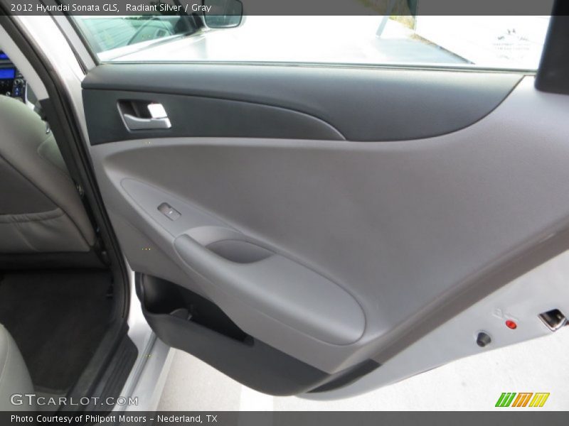 Radiant Silver / Gray 2012 Hyundai Sonata GLS