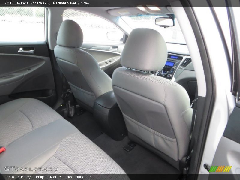 Radiant Silver / Gray 2012 Hyundai Sonata GLS