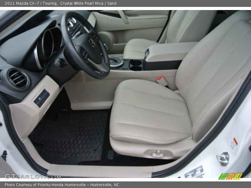 Crystal White Pearl Mica / Sand 2011 Mazda CX-7 i Touring