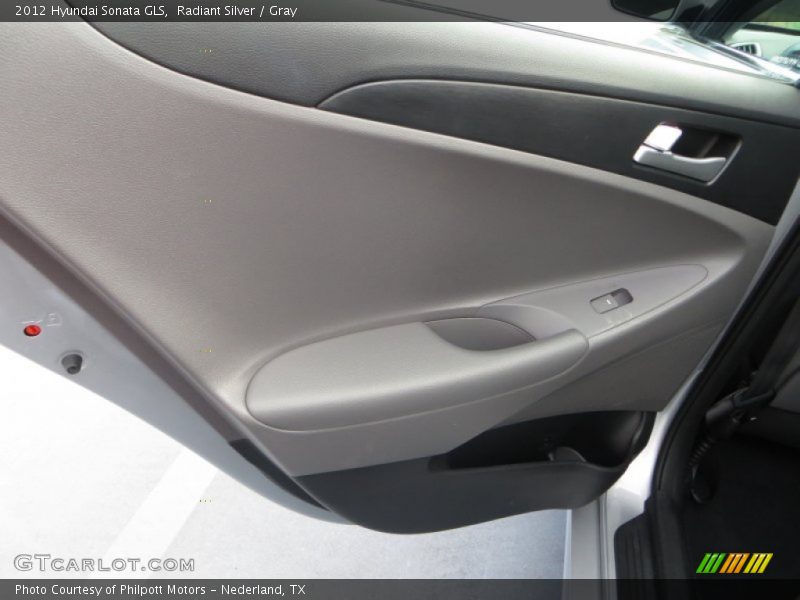Radiant Silver / Gray 2012 Hyundai Sonata GLS