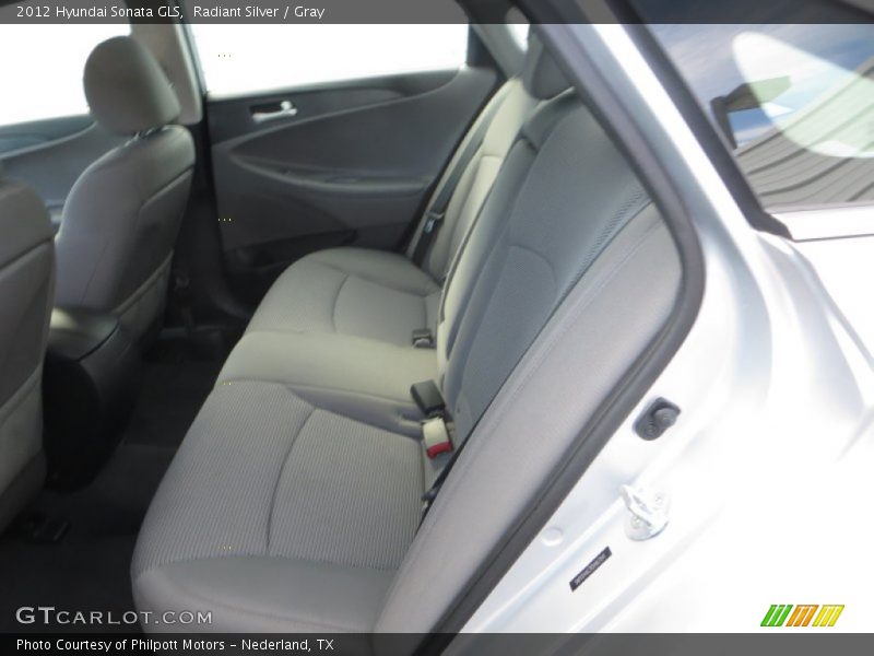 Radiant Silver / Gray 2012 Hyundai Sonata GLS