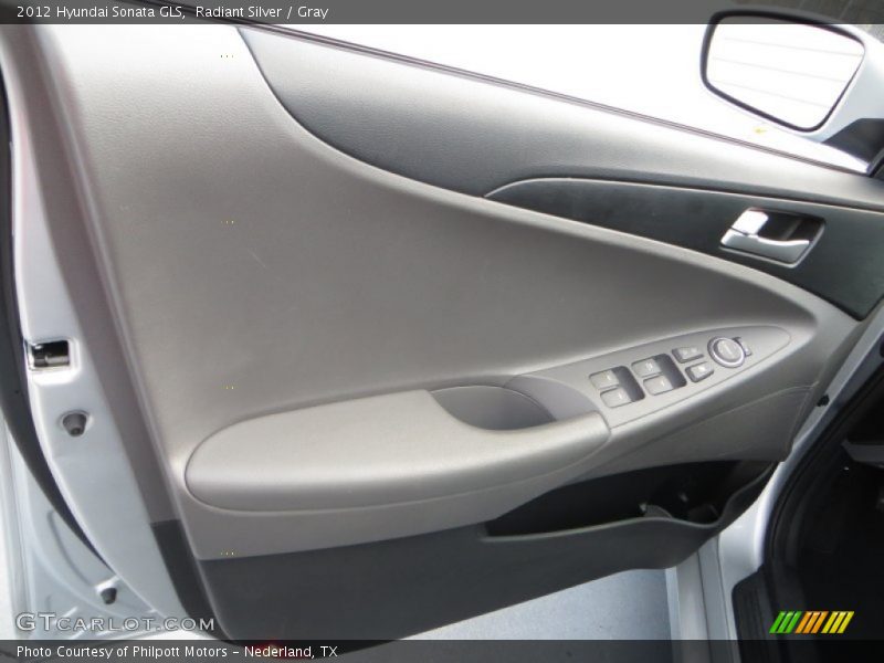 Radiant Silver / Gray 2012 Hyundai Sonata GLS