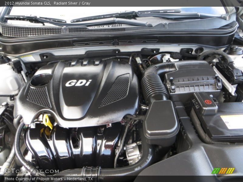 Radiant Silver / Gray 2012 Hyundai Sonata GLS