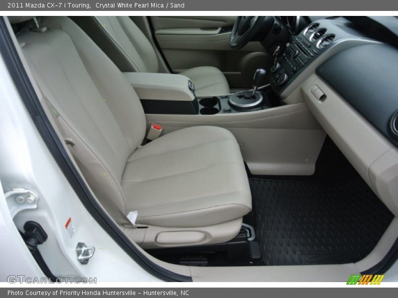 Crystal White Pearl Mica / Sand 2011 Mazda CX-7 i Touring