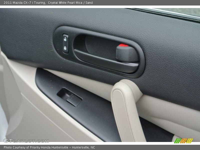 Crystal White Pearl Mica / Sand 2011 Mazda CX-7 i Touring