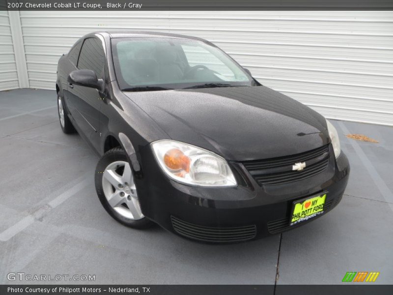 Black / Gray 2007 Chevrolet Cobalt LT Coupe