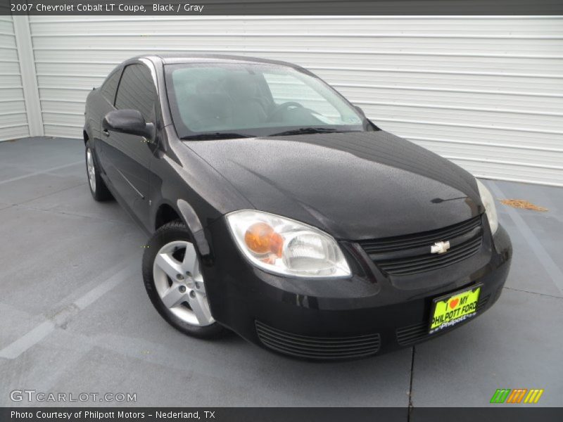 Black / Gray 2007 Chevrolet Cobalt LT Coupe