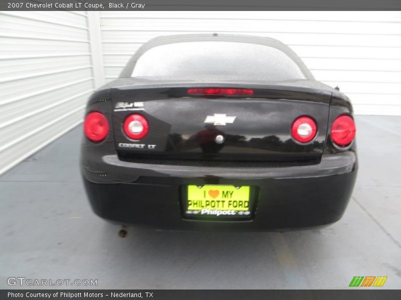 Black / Gray 2007 Chevrolet Cobalt LT Coupe