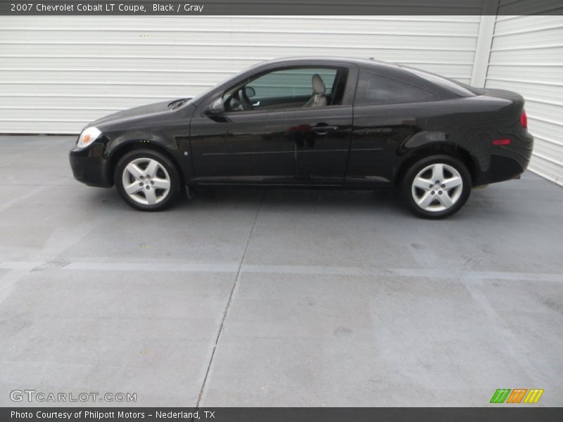 Black / Gray 2007 Chevrolet Cobalt LT Coupe