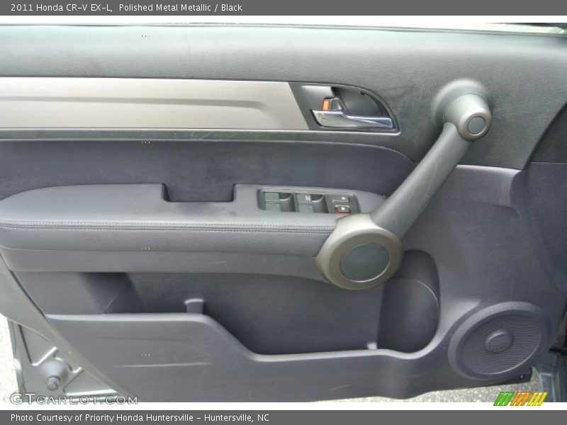 Polished Metal Metallic / Black 2011 Honda CR-V EX-L