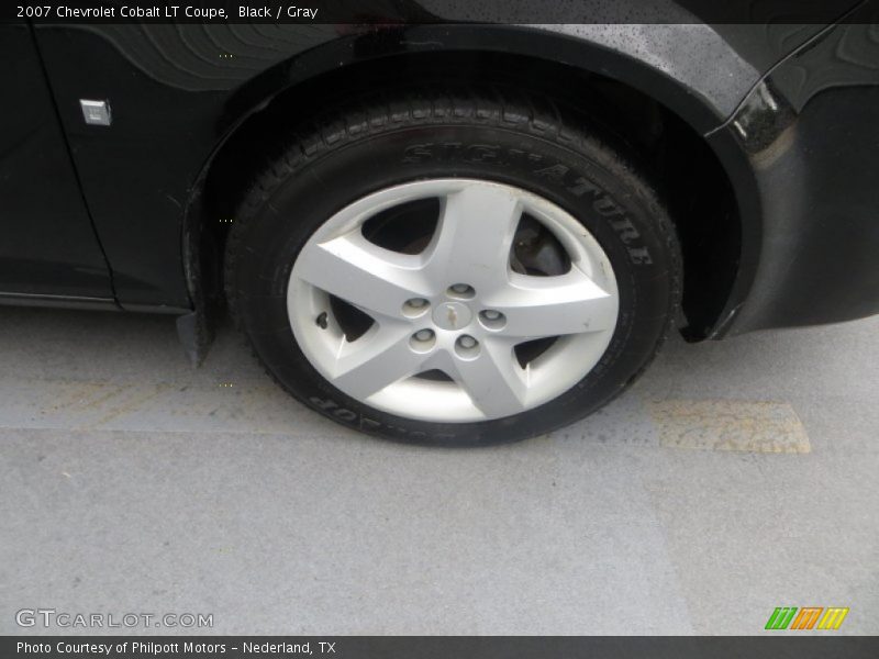Black / Gray 2007 Chevrolet Cobalt LT Coupe