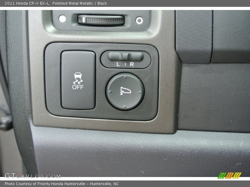 Polished Metal Metallic / Black 2011 Honda CR-V EX-L