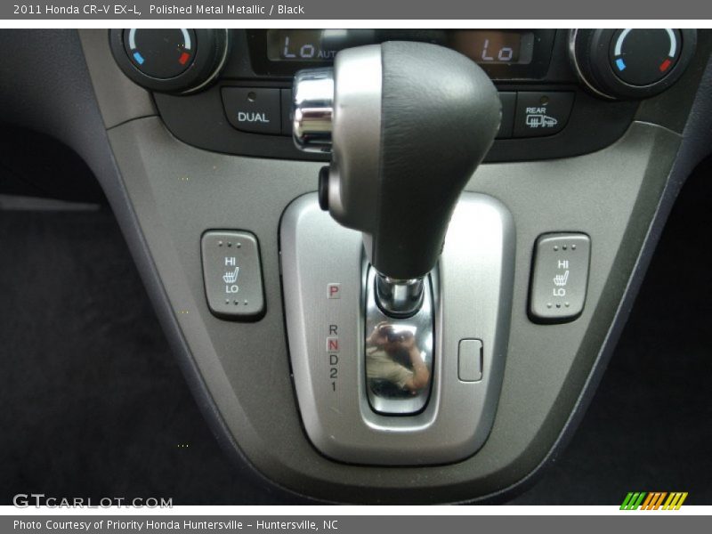 Polished Metal Metallic / Black 2011 Honda CR-V EX-L