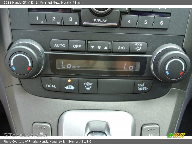 Polished Metal Metallic / Black 2011 Honda CR-V EX-L