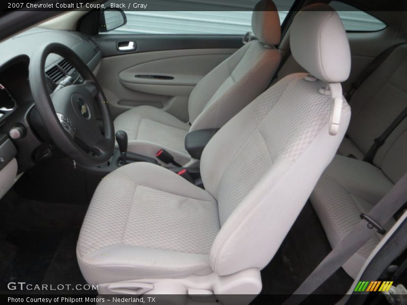 Black / Gray 2007 Chevrolet Cobalt LT Coupe