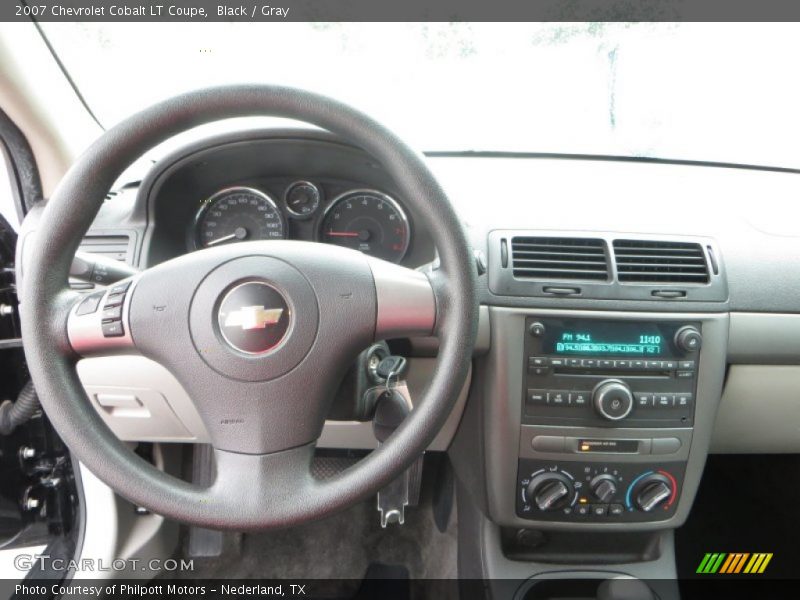 Black / Gray 2007 Chevrolet Cobalt LT Coupe