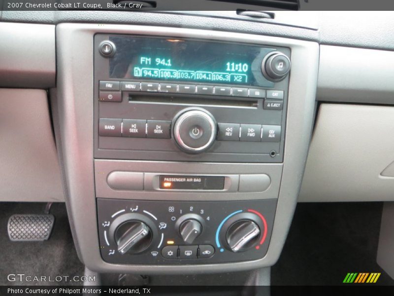 Black / Gray 2007 Chevrolet Cobalt LT Coupe