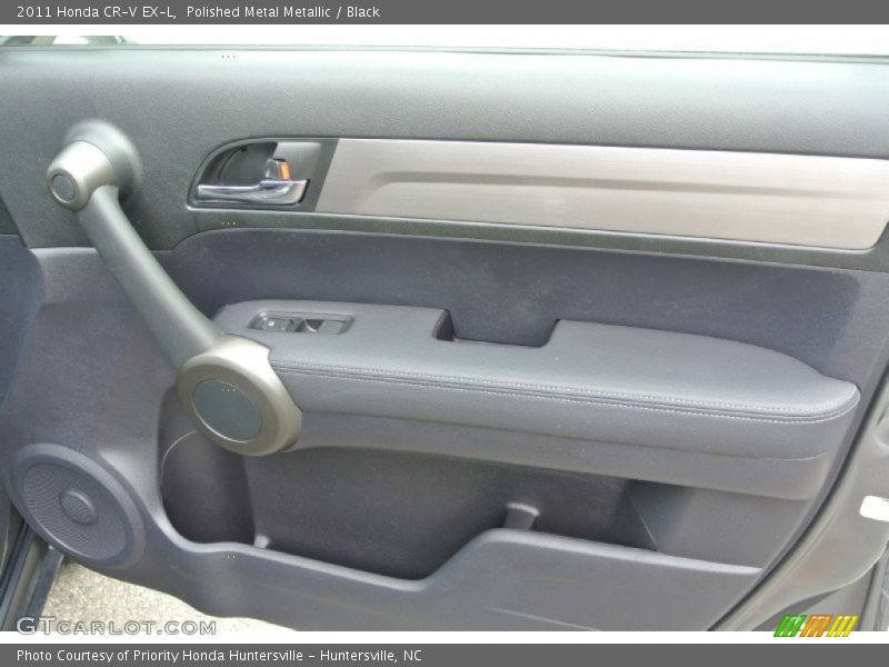 Polished Metal Metallic / Black 2011 Honda CR-V EX-L