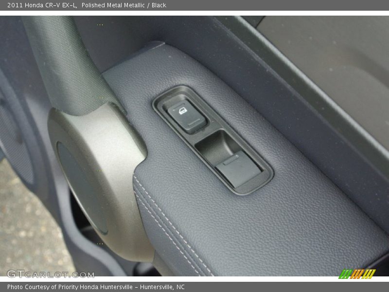 Polished Metal Metallic / Black 2011 Honda CR-V EX-L