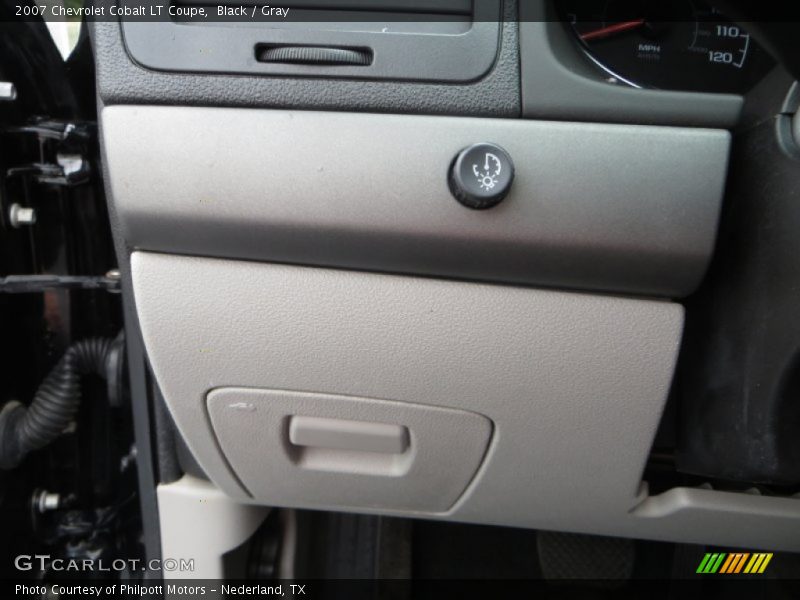 Black / Gray 2007 Chevrolet Cobalt LT Coupe