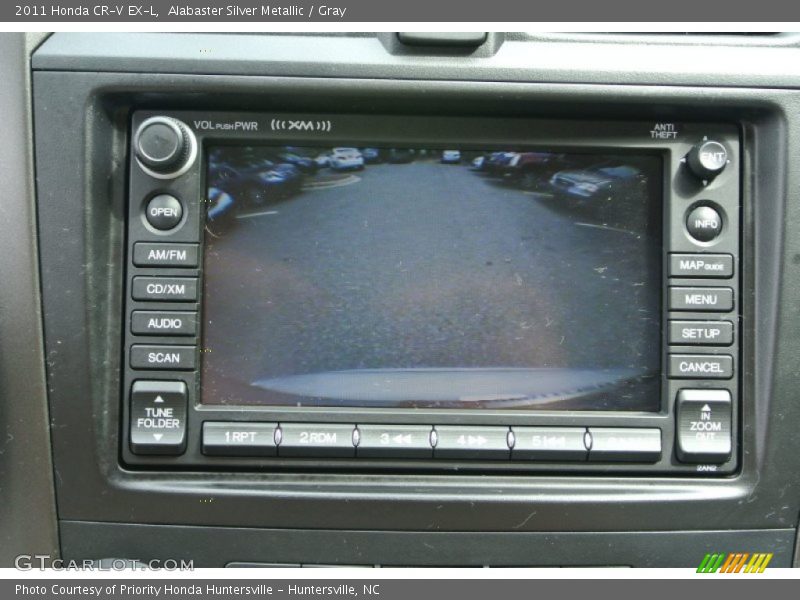 Alabaster Silver Metallic / Gray 2011 Honda CR-V EX-L