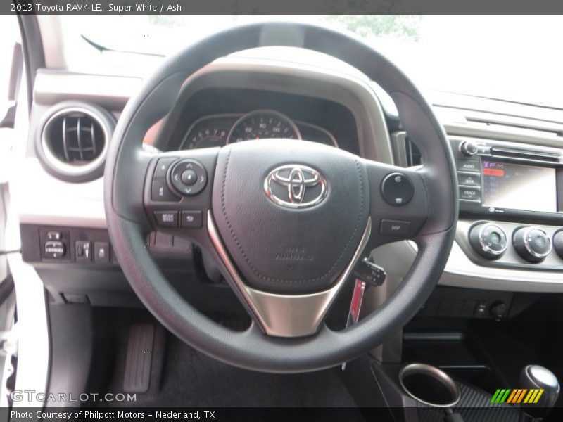 Super White / Ash 2013 Toyota RAV4 LE