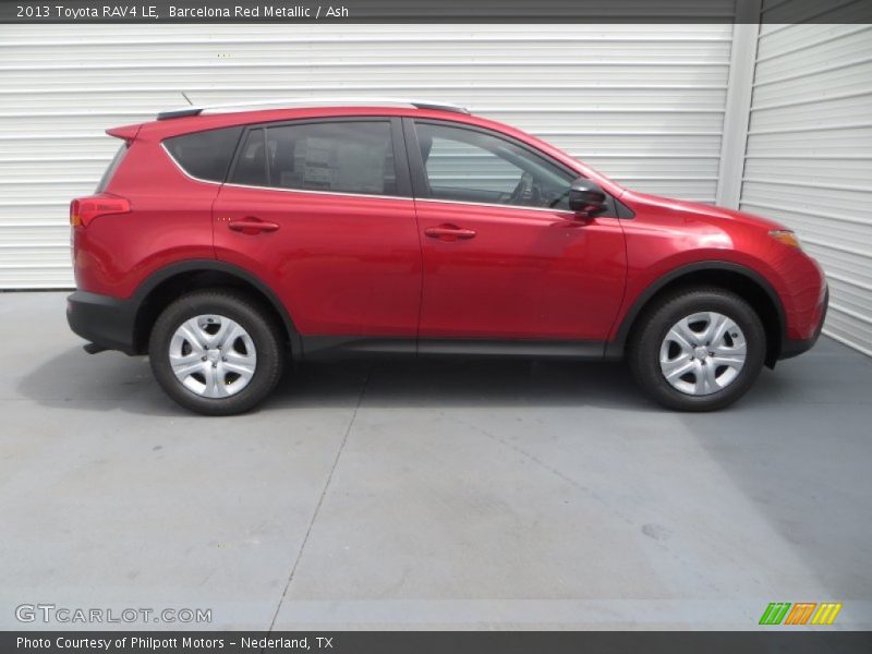 Barcelona Red Metallic / Ash 2013 Toyota RAV4 LE