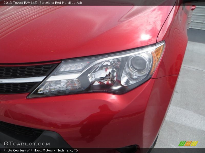 Barcelona Red Metallic / Ash 2013 Toyota RAV4 LE