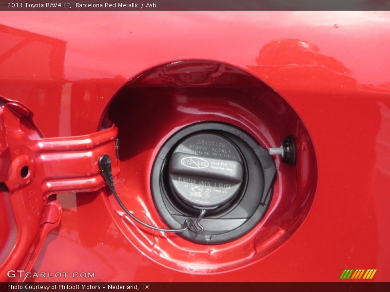 Barcelona Red Metallic / Ash 2013 Toyota RAV4 LE