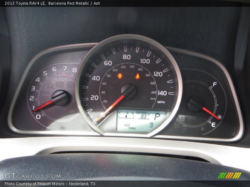 Barcelona Red Metallic / Ash 2013 Toyota RAV4 LE